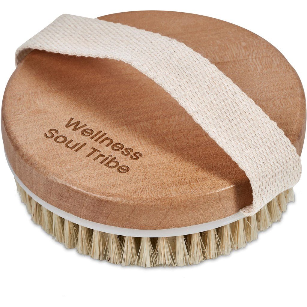 Revitalizing Eva & Elm Aura Bath Massage & Exfoliate Brush - Brand your company Logo! Get a quote - Promo Lingo