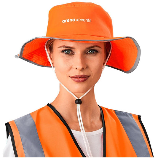 Roadside Hi - Viz Reflective Hat - Brand your company Logo! Get a quote - Promo Lingo