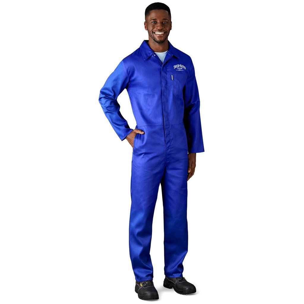 Safety Polycotton Boiler Suit for Comfortable Workwear - Brand your company Logo! Get a quote - Promo Lingo