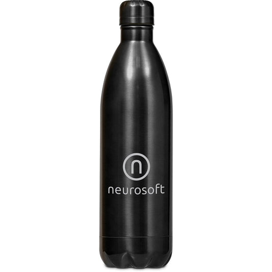 Serendipio Atlantis Stainless Steel Vacuum Water Bottle - 1 Litre, Durable & Insulated - Brand your company Logo! Get a quote - Promo Lingo