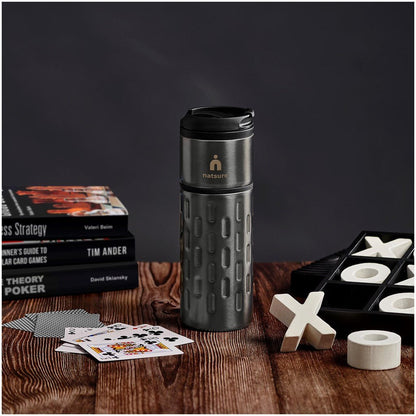 Serendipio Binary Double - Wall Tumbler - 450ml Insulated Design - Brand your company Logo! Get a quote - Promo Lingo