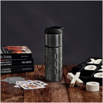 Serendipio Binary Double - Wall Tumbler - 450ml Insulated Design - Brand your company Logo! Get a quote - Promo Lingo