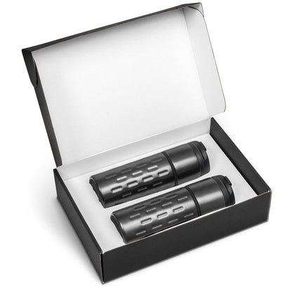 Serendipio Binary One Drinkware Gift Set in Elegant Box - Brand your company Logo! Get a quote - Promo Lingo