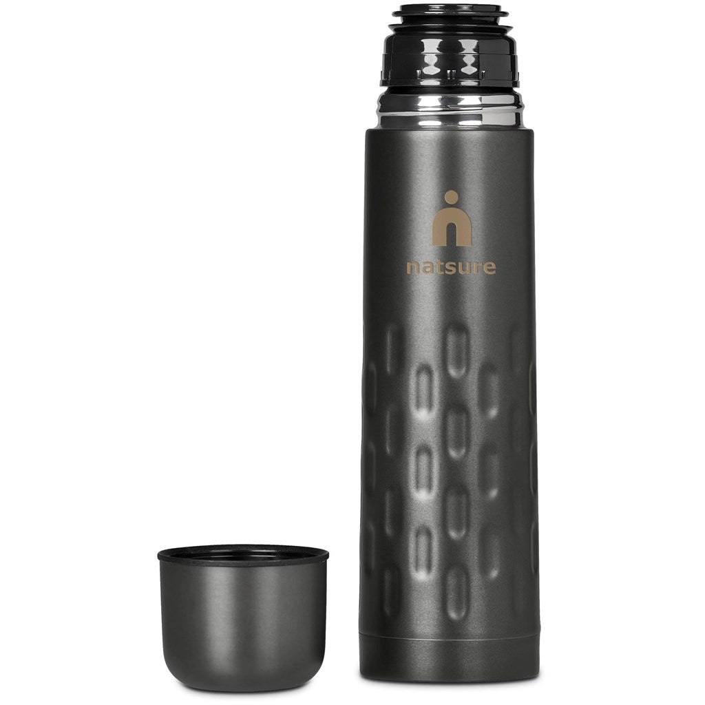 Serendipio Binary Stainless Steel Vacuum Flask - 500ml Design - Brand your company Logo! Get a quote - Promo Lingo
