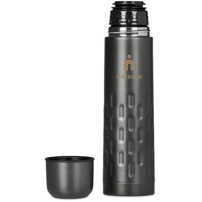 Serendipio Binary Stainless Steel Vacuum Flask - 500ml Design - Brand your company Logo! Get a quote - Promo Lingo