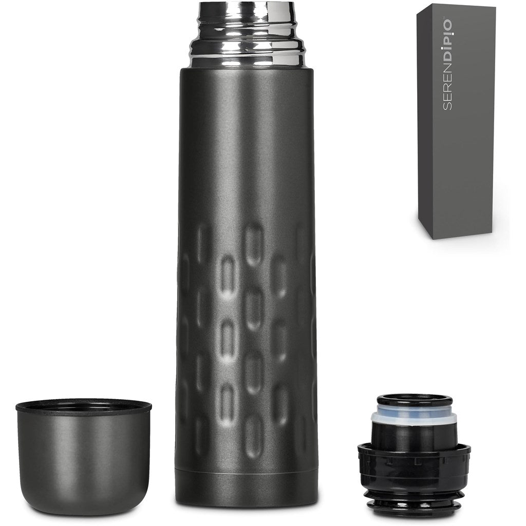 Serendipio Binary Stainless Steel Vacuum Flask - 500ml Design - Brand your company Logo! Get a quote - Promo Lingo
