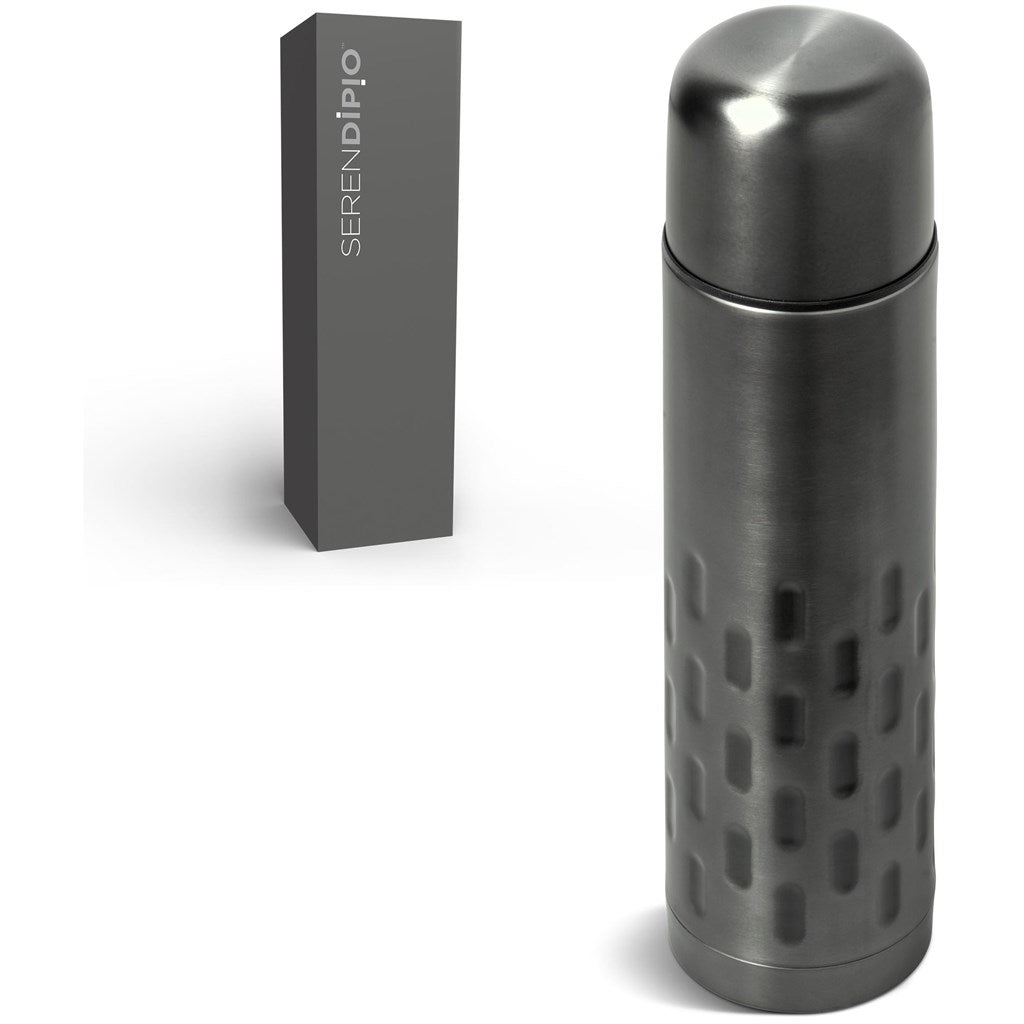 Serendipio Binary Stainless Steel Vacuum Flask - 500ml Design - Brand your company Logo! Get a quote - Promo Lingo