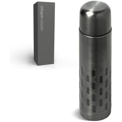 Serendipio Binary Stainless Steel Vacuum Flask - 500ml Design - Brand your company Logo! Get a quote - Promo Lingo