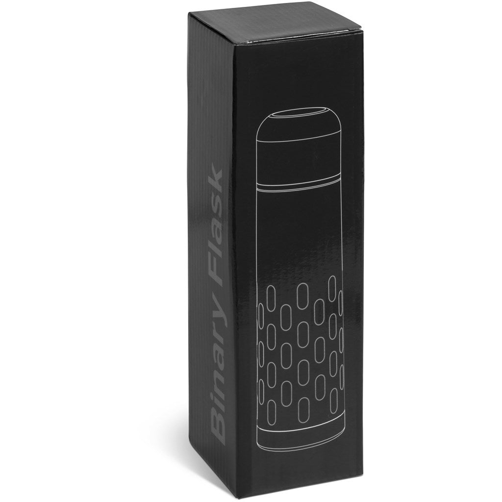 Serendipio Binary Stainless Steel Vacuum Flask - 500ml Design - Brand your company Logo! Get a quote - Promo Lingo