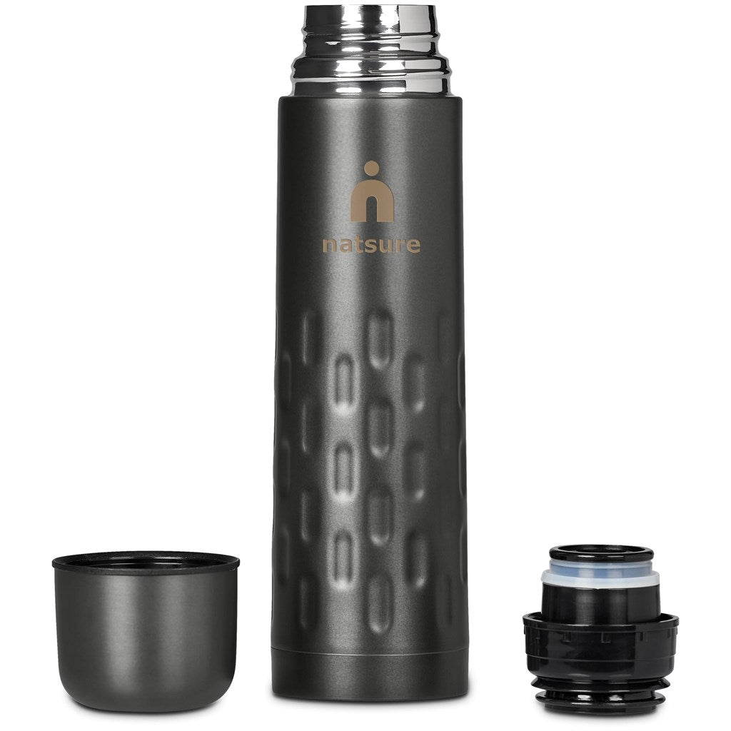 Serendipio Binary Stainless Steel Vacuum Flask - 500ml Design - Brand your company Logo! Get a quote - Promo Lingo