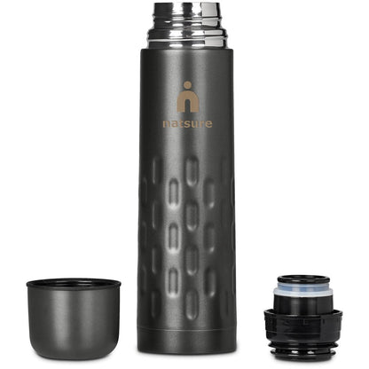 Serendipio Binary Stainless Steel Vacuum Flask - 500ml Design - Brand your company Logo! Get a quote - Promo Lingo