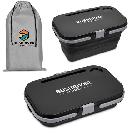 Serendipio Brannigan Collapsible Picnic Basket with Mini Table - Brand your company Logo! Get a quote - Promo Lingo