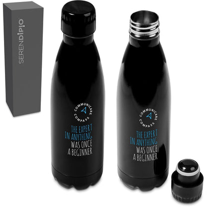 Serendipio Ethos 500ml Stainless Steel Vacuum Water Bottle - Brand your company Logo! Get a quote - Promo Lingo