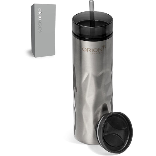 Serendipio Fire & Ice Stainless Steel & Plastic Tumbler 435ml - Brand your company Logo! Get a quote - Promo Lingo