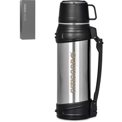 Serendipio Highlander Vacuum Flask – 1.2 Litre - S Adventure Ready - Brand your company Logo! Get a quote - Promo Lingo