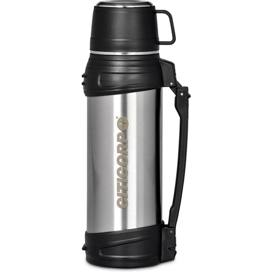 Serendipio Highlander Vacuum Flask – 1.2 Litre - S Adventure Ready - Brand your company Logo! Get a quote - Promo Lingo