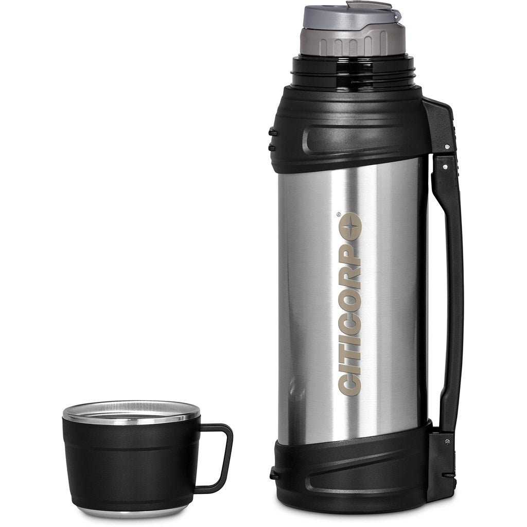 Serendipio Highlander Vacuum Flask – 1.2 Litre - S Adventure Ready - Brand your company Logo! Get a quote - Promo Lingo