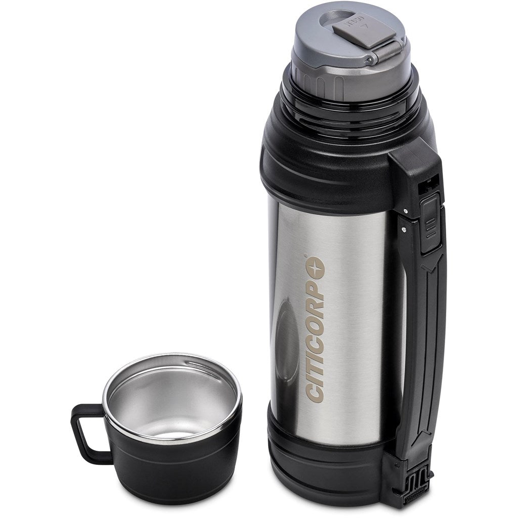 Serendipio Highlander Vacuum Flask – 1.2 Litre - S Adventure Ready - Brand your company Logo! Get a quote - Promo Lingo