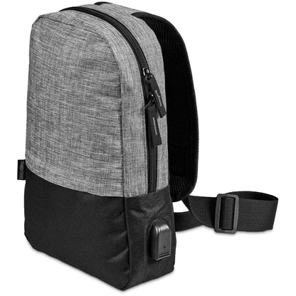 Serendipio Lifestyle Crossbody Sling Bag with USB Charging - Brand your company Logo! Get a quote - Promo Lingo