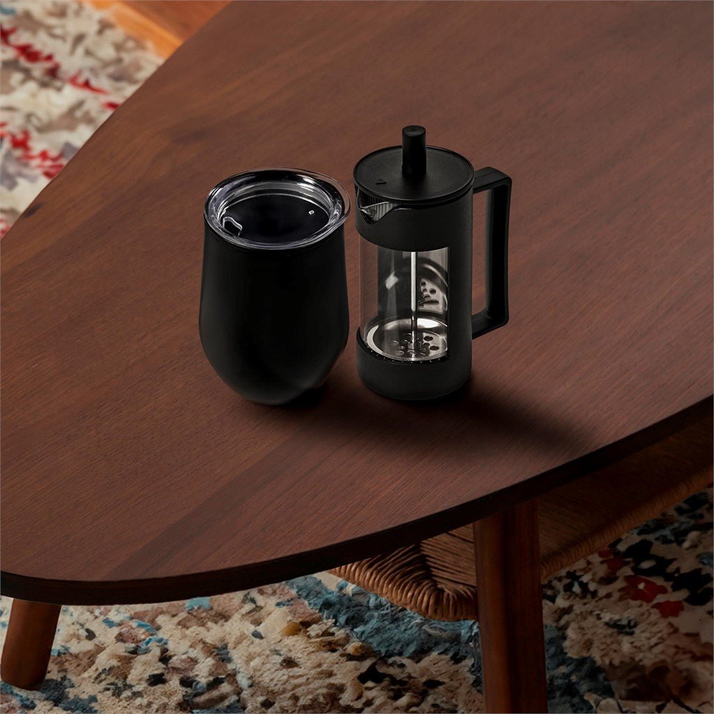 Serendipio Madison Coffee Set for Hot and Cold Drinks - Brand your company Logo! Get a quote - Promo Lingo