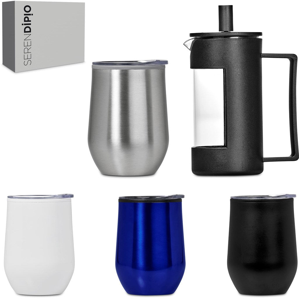 Serendipio Madison Coffee Set for Hot and Cold Drinks - Brand your company Logo! Get a quote - Promo Lingo