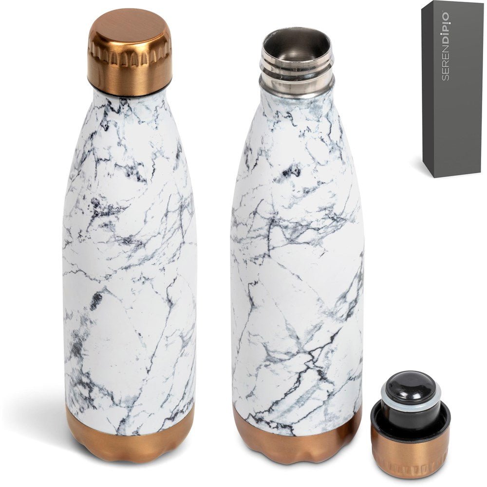 Serendipio Marbella Stainless Steel Vacuum Water Bottle - 500ml Elegance - Brand your company Logo! Get a quote - Promo Lingo