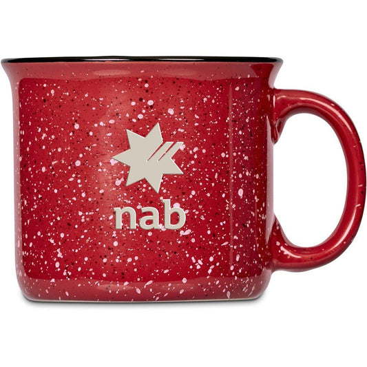 Serendipio Marshall Ceramic Coffee Mug - 400ml Red Delight - Brand your company Logo! Get a quote - Promo Lingo