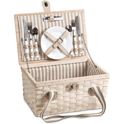 Serendipio Montega 2 - Person Picnic Basket - Brand your company Logo! Get a quote - Promo Lingo