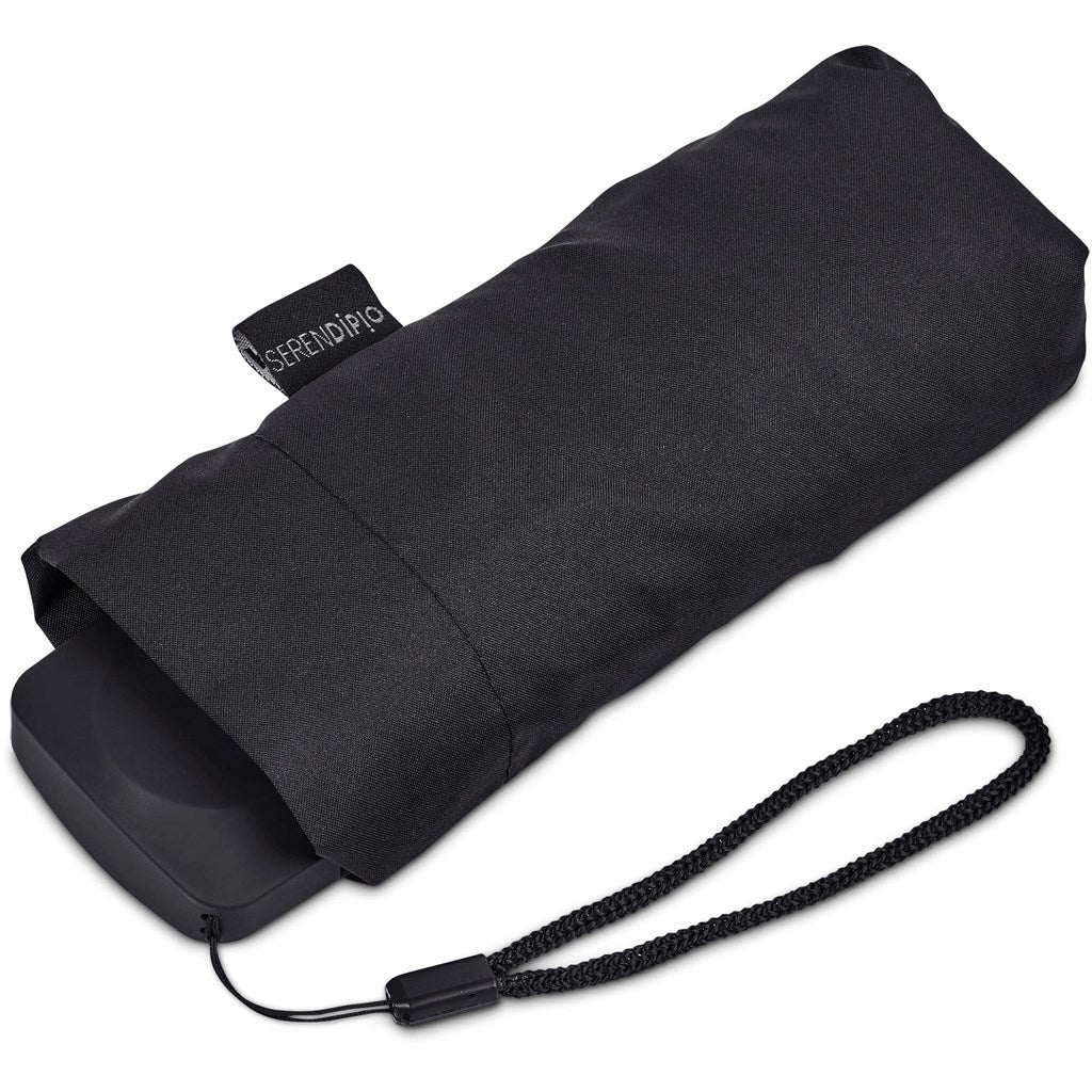 Serendipio Salem Recycled PET Compact Umbrella with EVA Pouch - Brand your company Logo! Get a quote - Promo Lingo