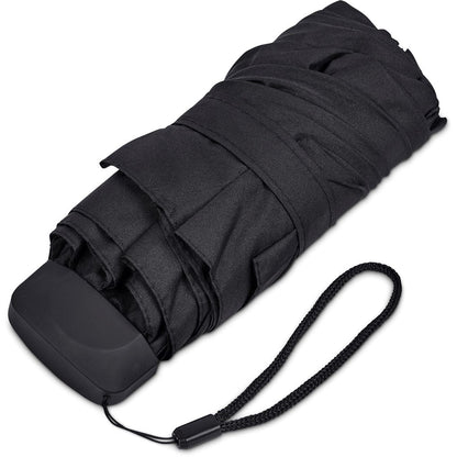 Serendipio Salem Recycled PET Compact Umbrella with EVA Pouch - Brand your company Logo! Get a quote - Promo Lingo