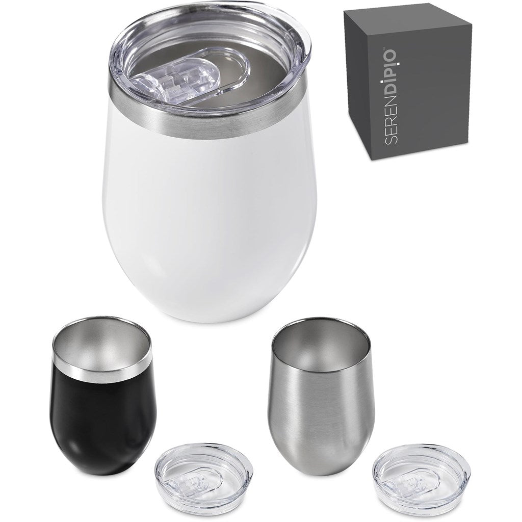 Serendipio Sheridan Stainless Steel Vacuum Tumbler - 300ml Travel Companion - Brand your company Logo! Get a quote - Promo Lingo