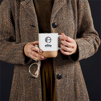 Serendipio Sienna Cork & Ceramic Sublimation Coffee Mug 340ml - Brand your company Logo! Get a quote - Promo Lingo