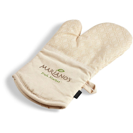 Serendipio Tanoreen Oven Glove Pair - Natural Cotton Comfort - Brand your company Logo! Get a quote - Promo Lingo