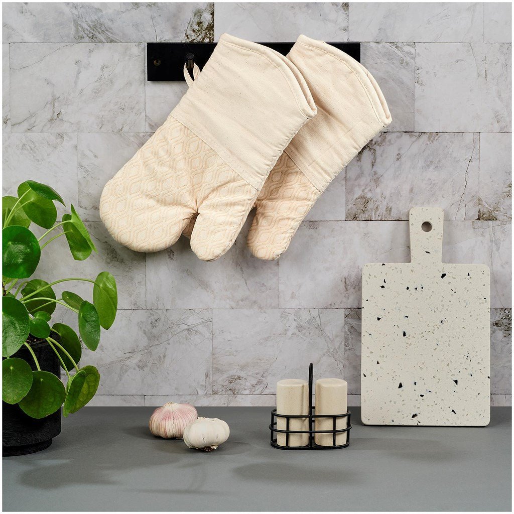 Serendipio Tanoreen Oven Glove Pair with Drawstring Pouch - Brand your company Logo! Get a quote - Promo Lingo