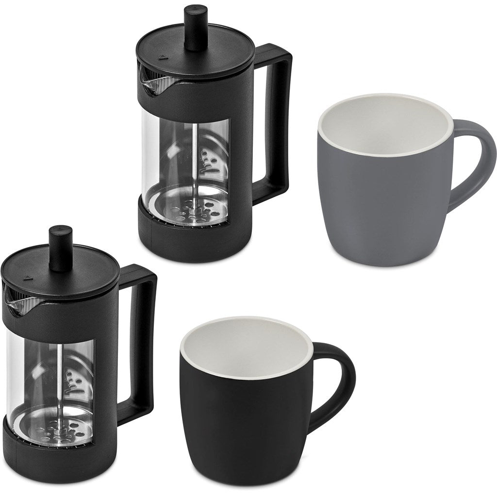 Serendipio Victoria Coffee Set with Elegant Matte Finish - Brand your company Logo! Get a quote - Promo Lingo