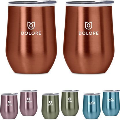 Serendipio Vogue Madison Duo Set - Stylish Dual Beverage Tumblers - Brand your company Logo! Get a quote - Promo Lingo