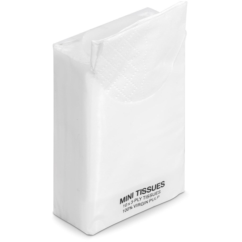 Serenity Tissues - 10 sheets - Brand your company Logo! Get a quote - Promo Lingo