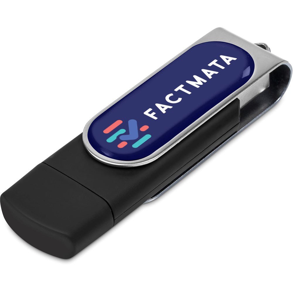 Shuffle Dome Flash Drive – 32GB - Brand your company Logo! Get a quote - Promo Lingo