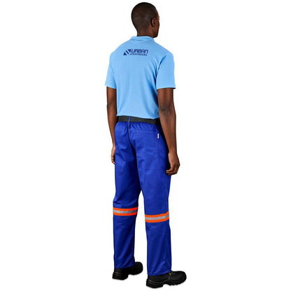 Site Premium Polycotton Pants - Reflective Legs - Orange Tape - Brand your company Logo! Get a quote - Promo Lingo