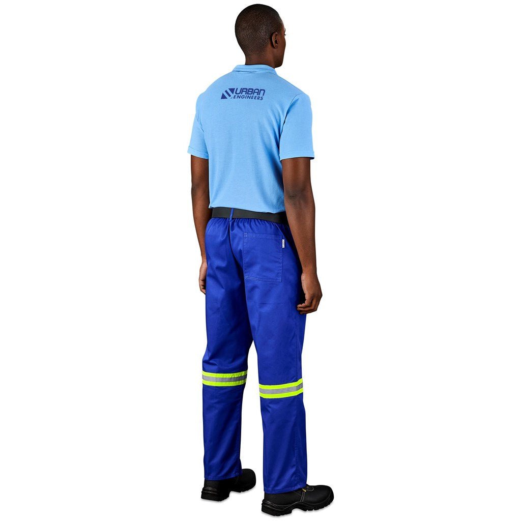 Site Premium Polycotton Pants - Reflective Legs - Yellow Tape - Brand your company Logo! Get a quote - Promo Lingo