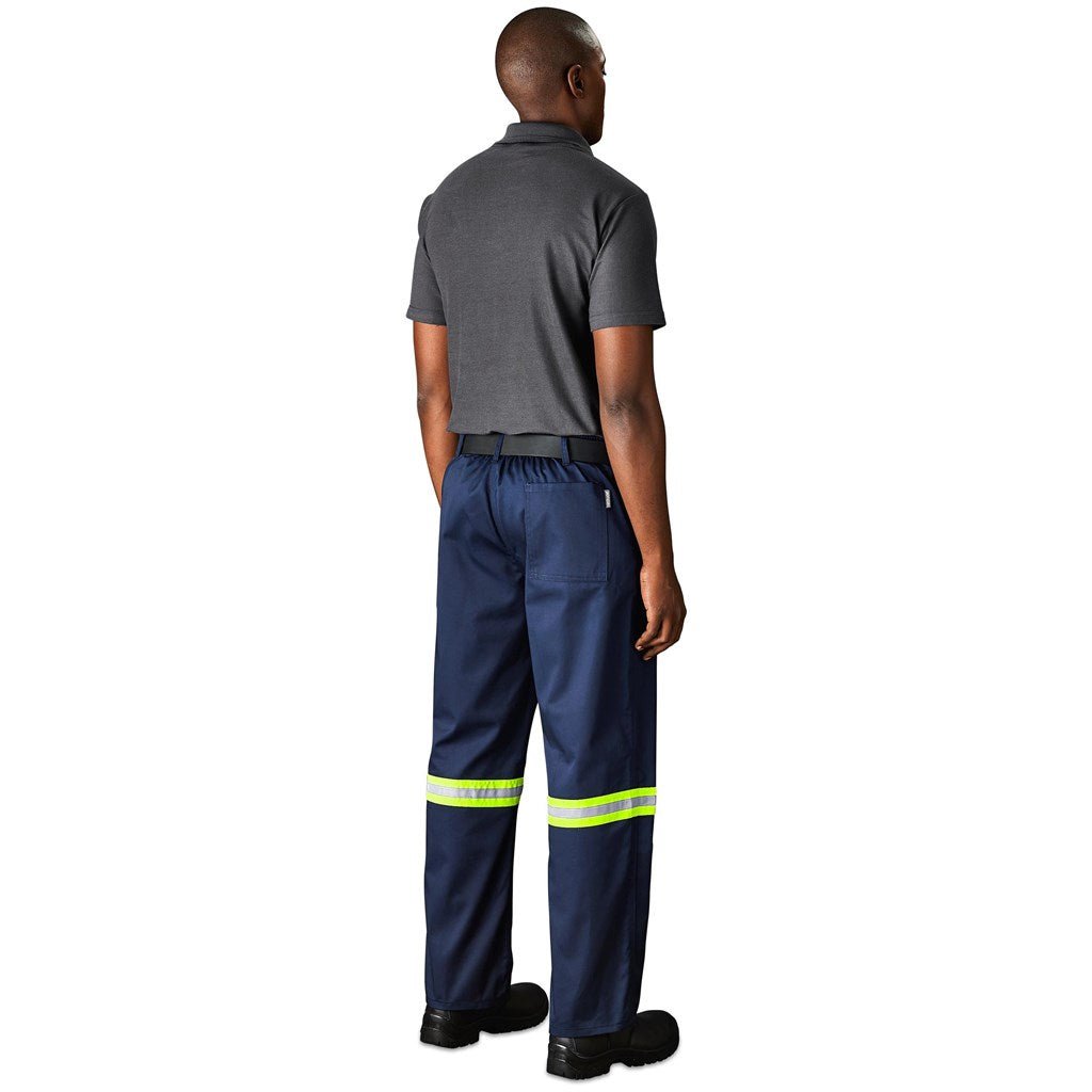 Site Premium Polycotton Pants - Reflective Legs - Yellow Tape - Brand your company Logo! Get a quote - Promo Lingo