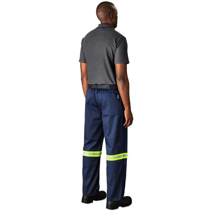 Site Premium Polycotton Pants - Reflective Legs - Yellow Tape - Brand your company Logo! Get a quote - Promo Lingo