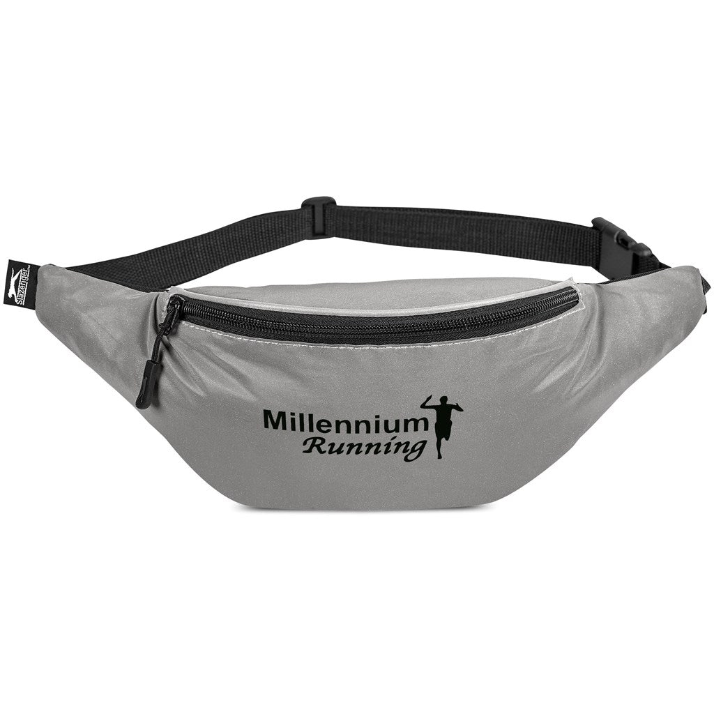 Slazenger Olympia Reflective Waist Bag for Safety and Style - Brand your company Logo! Get a quote - Promo Lingo