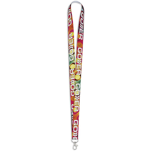 Snap Hook Clip Double - Sided Sublimation Petersham Lanyard - Brand your company Logo! Get a quote - Promo Lingo