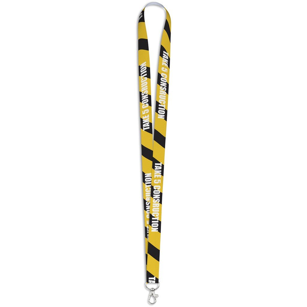 Snap Hook Clip Double - Sided Sublimation Petersham Lanyard - Brand your company Logo! Get a quote - Promo Lingo