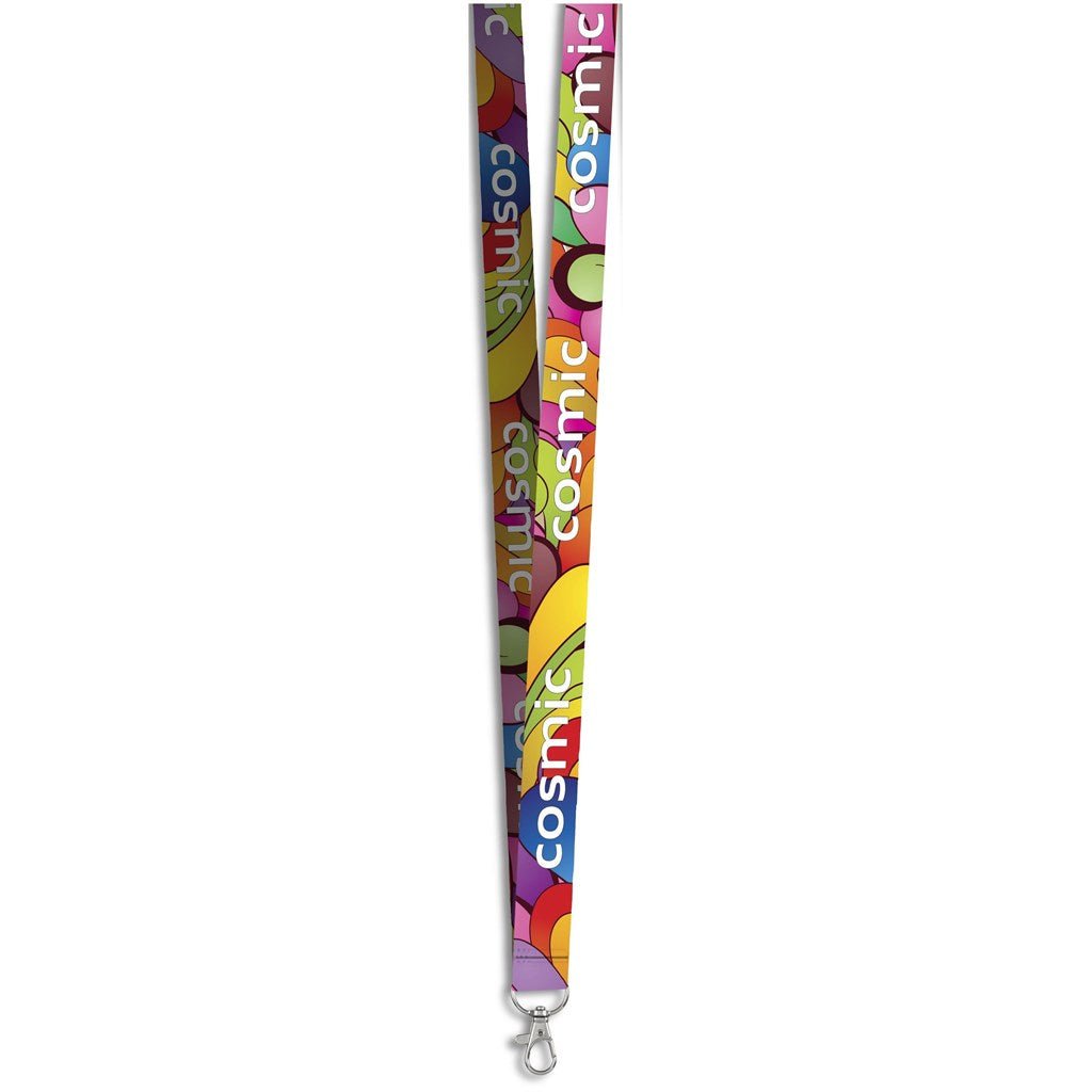 Snap Hook Clip Double - Sided Sublimation Satin Lanyard - Brand your company Logo! Get a quote - Promo Lingo