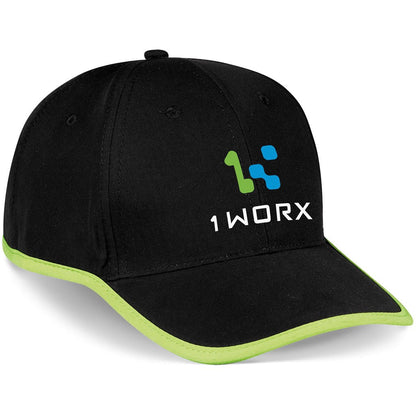 Soho Cap - 6 Panel: Durable, Stylish, and Customizable Headwear - Brand your company Logo! Get a quote - Promo Lingo