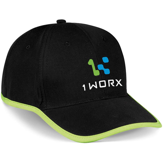 Soho Cap - 6 Panel: Durable, Stylish, and Customizable Headwear - Brand your company Logo! Get a quote - Promo Lingo