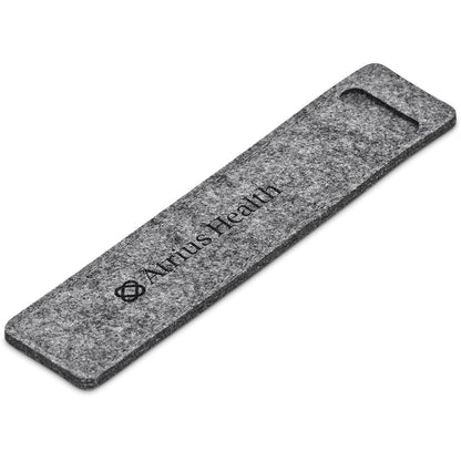 Sparkle Ball Pen In Felt Pouch - Brand your company Logo! Get a quote - Promo Lingo