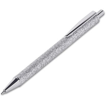 Sparkle Ball Pen In Felt Pouch - Brand your company Logo! Get a quote - Promo Lingo